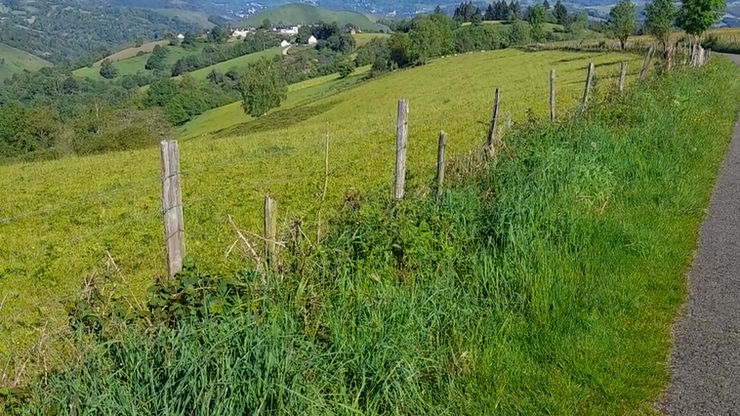 Village d'Ossun Ez Angles vu d'en haut